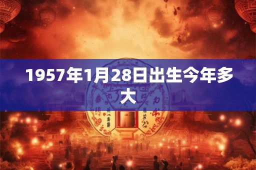 1957年1月28日出生今年多大