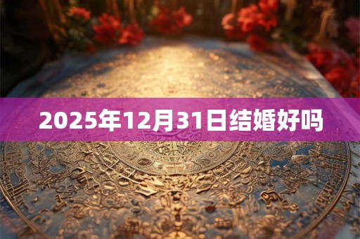 2025年12月31日结婚好吗
