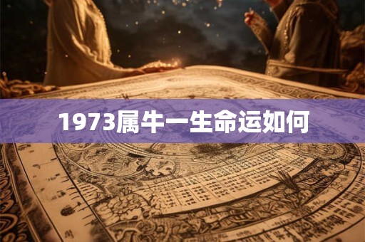 1973属牛一生命运如何