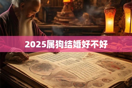 2025属狗结婚好不好