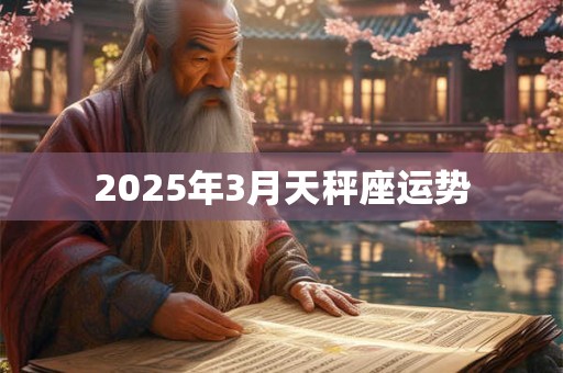 2025年3月天秤座运势