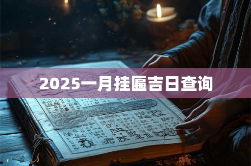 2025一月挂匾吉日查询 2025一月挂匾吉日查询