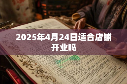 2025年4月24日适合店铺开业吗 2025年4月24日适合店铺开业吗