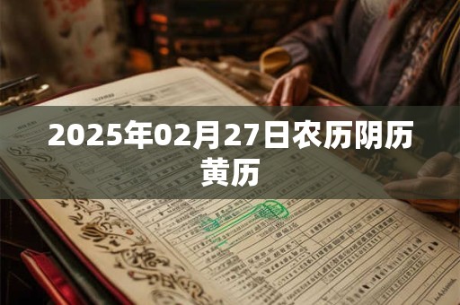 2025年02月27日农历阴历黄历