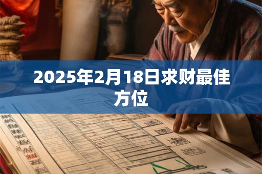 2025年2月18日求财最佳方位