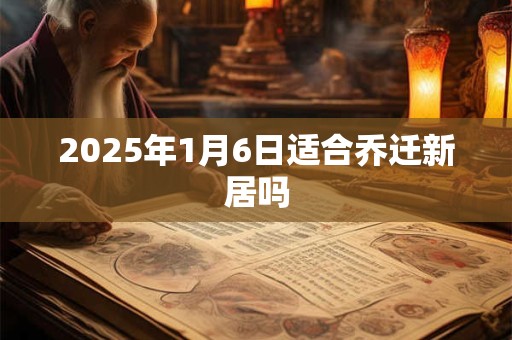 2025年1月6日适合乔迁新居吗