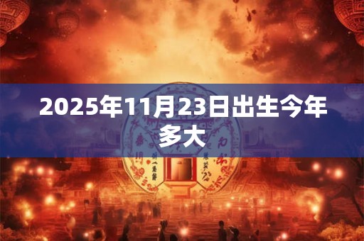 2025年11月23日出生今年多大