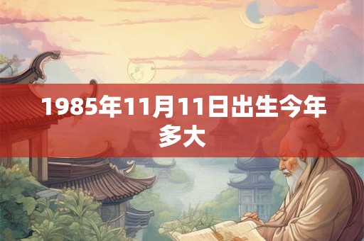 1985年11月11日出生今年多大