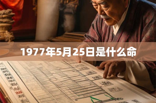 1977年5月25日是什么命