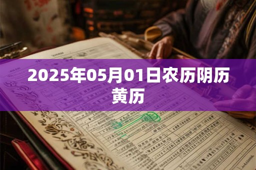 2025年05月01日农历阴历黄历
