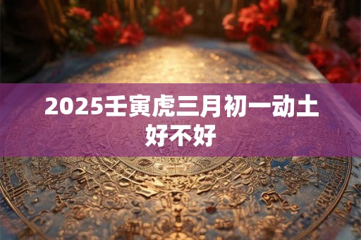 2025壬寅虎三月初一动土好不好