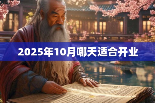 2025年10月哪天适合开业