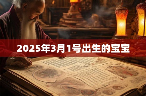 2025年3月1号出生的宝宝