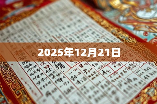 2025年12月21日