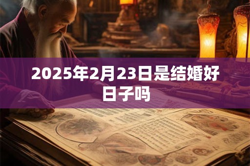 2025年2月23日是结婚好日子吗