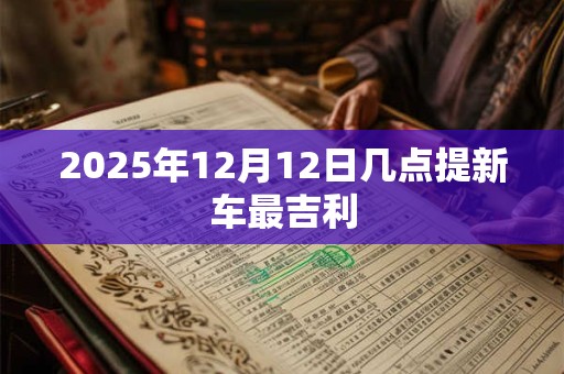 2025年12月12日几点提新车最吉利