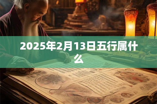 2025年2月13日五行属什么