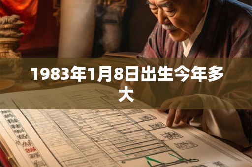 1983年1月8日出生今年多大