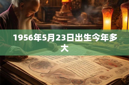 1956年5月23日出生今年多大