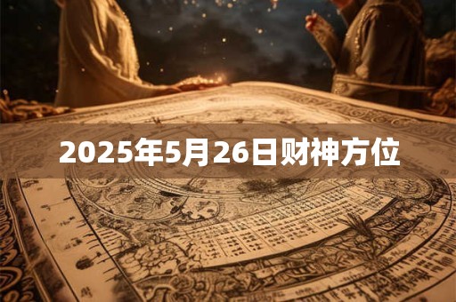 2025年5月26日财神方位