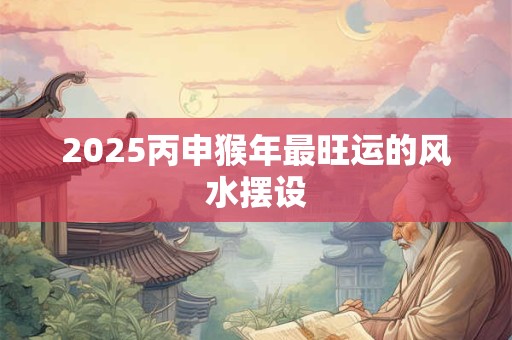 2025丙申猴年最旺运的风水摆设