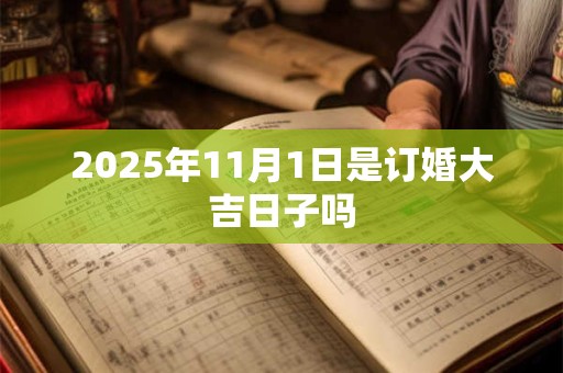 2025年11月1日是订婚大吉日子吗