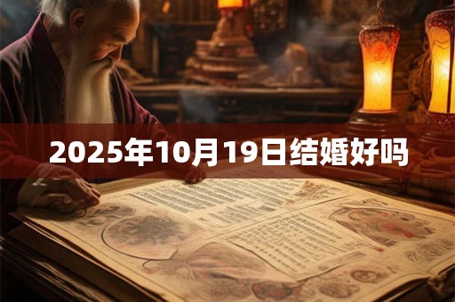 2025年10月19日结婚好吗