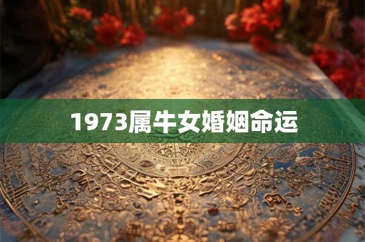 1973属牛女婚姻命运