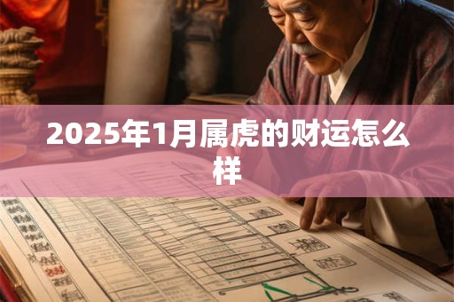 2025年1月属虎的财运怎么样