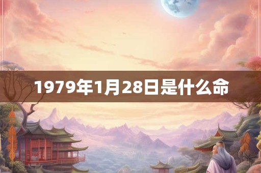 1979年1月28日是什么命