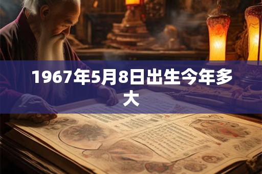 1967年5月8日出生今年多大