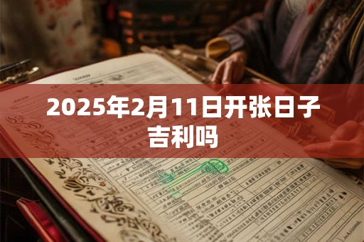 2026年2月11日开张日子吉利吗