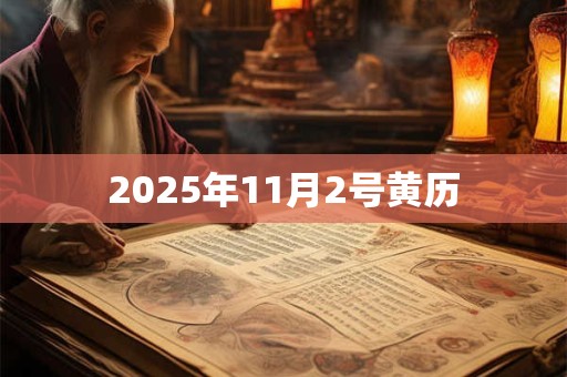 2025年11月2号黄历