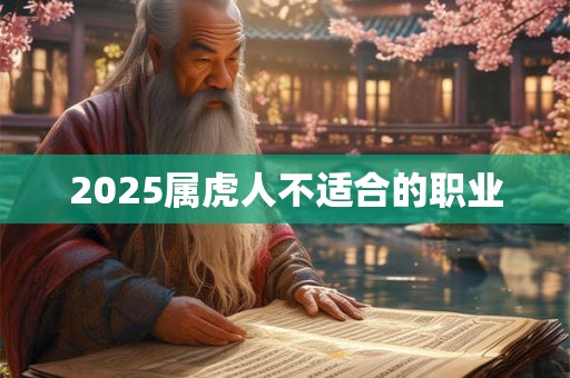 2025属虎人不适合的职业