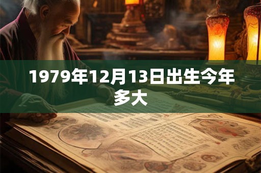 1979年12月13日出生今年多大 1979年12月13日出生今年多大