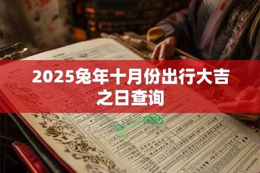 2025兔年十月份出行大吉之日查询