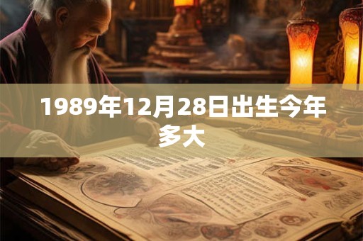 1989年12月28日出生今年多大