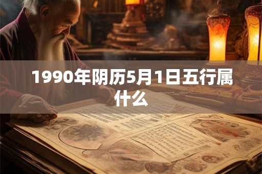 1990年阴历5月1日五行属什么
