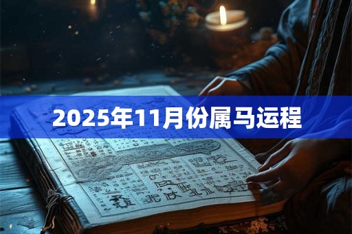 2025年11月份属马运程
