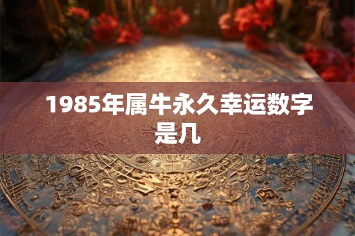 1985年属牛永久幸运数字是几