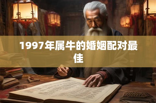 1997年属牛的婚姻配对最佳