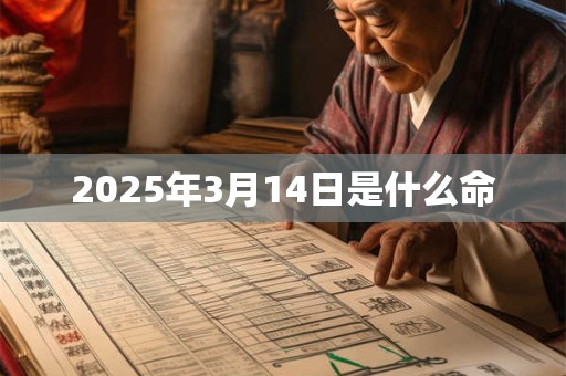 2025年3月14日是什么命