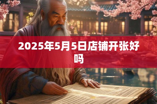2025年5月5日店铺开张好吗