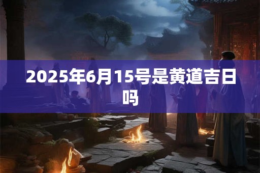 2025年6月15号是黄道吉日吗