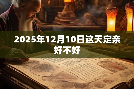 2025年12月10日这天定亲好不好