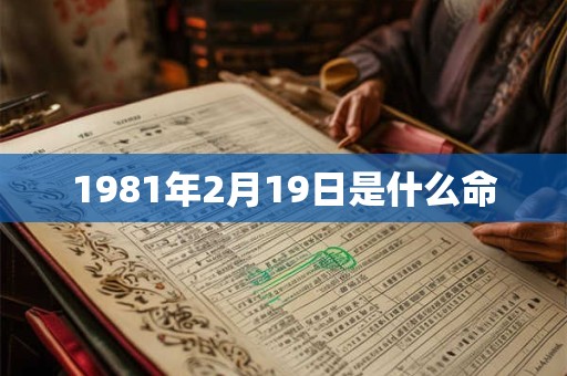 1981年2月19日是什么命
