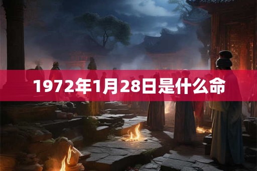 1972年1月28日是什么命