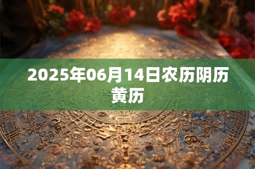 2025年06月14日农历阴历黄历