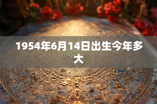 1954年6月14日出生今年多大