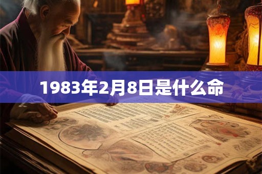 1983年2月8日是什么命